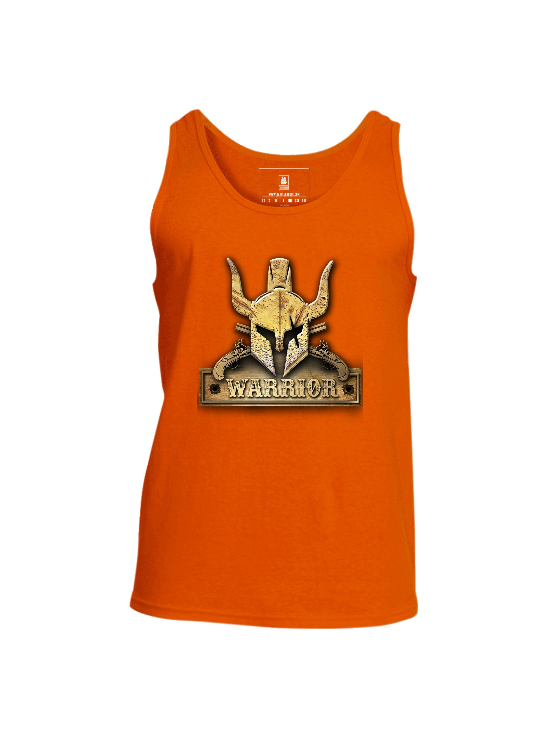 Battleraddle Spartan Warrior Mens Cotton Tank Top