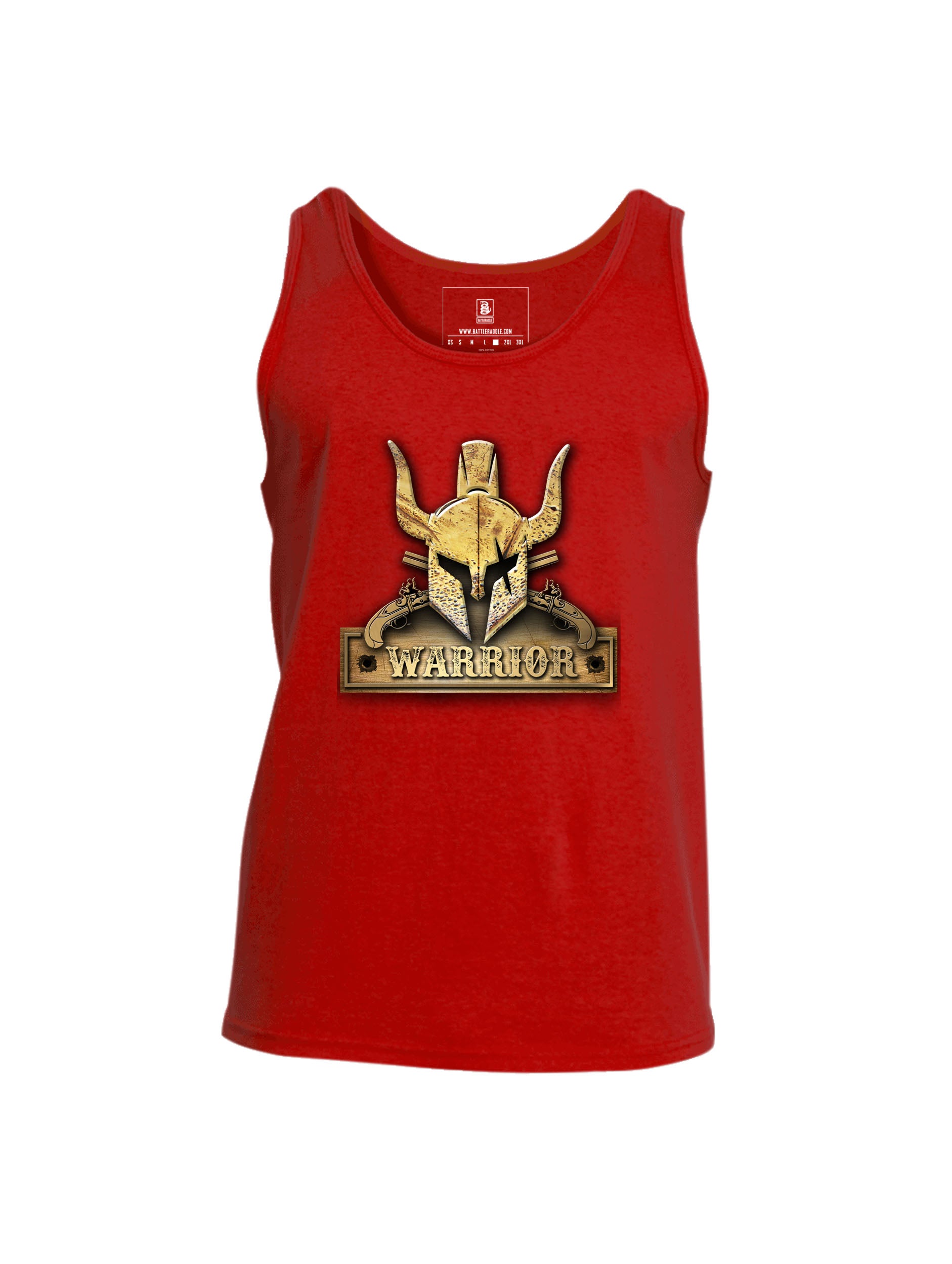 Battleraddle Spartan Warrior Mens Cotton Tank Top