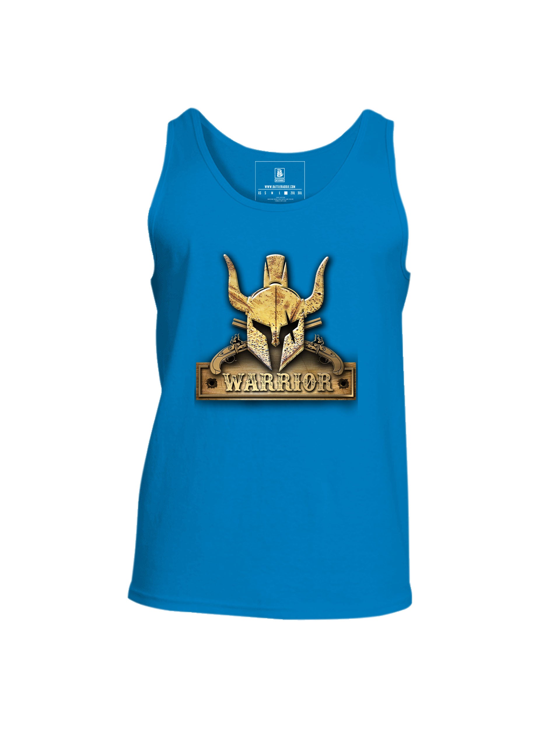 Battleraddle Spartan Warrior Mens Cotton Tank Top