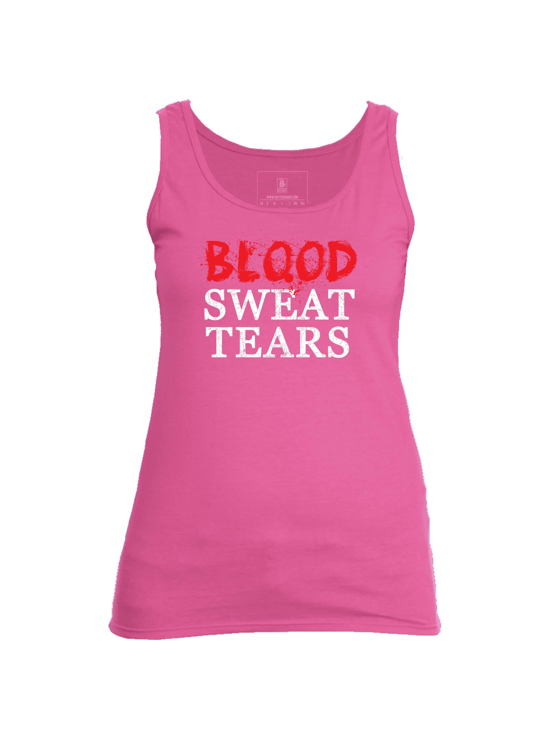 Battleraddle Blood Sweat Tears Womens Cotton Tank Top