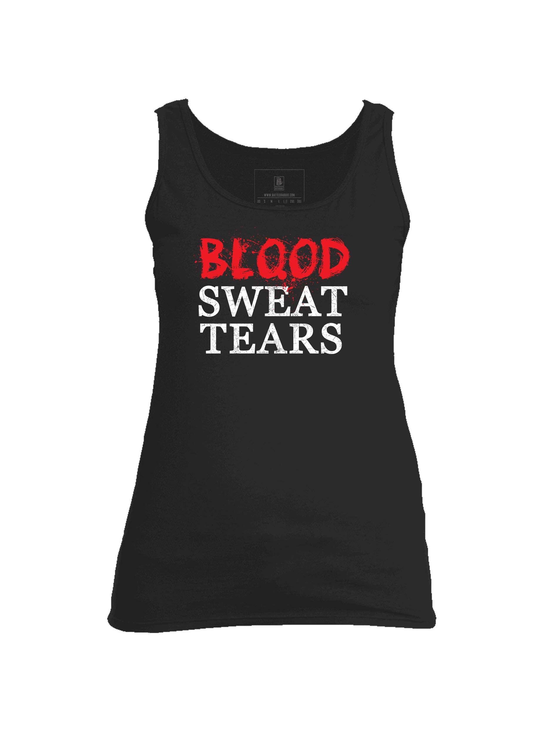 Battleraddle Blood Sweat Tears Womens Cotton Tank Top