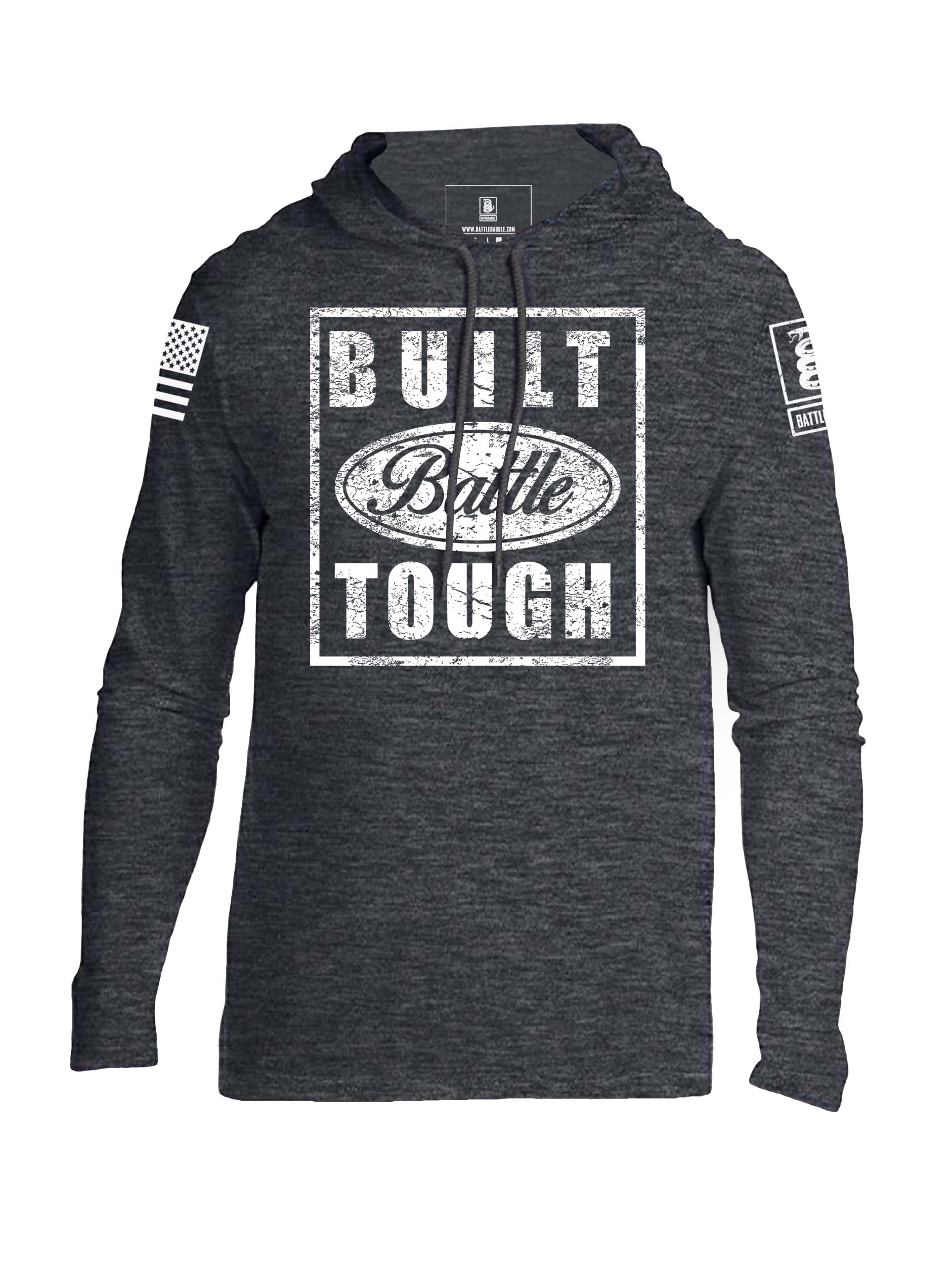 Battleraddle Built Battle Tough Mens Thin Cotton Lightweight Hoodie