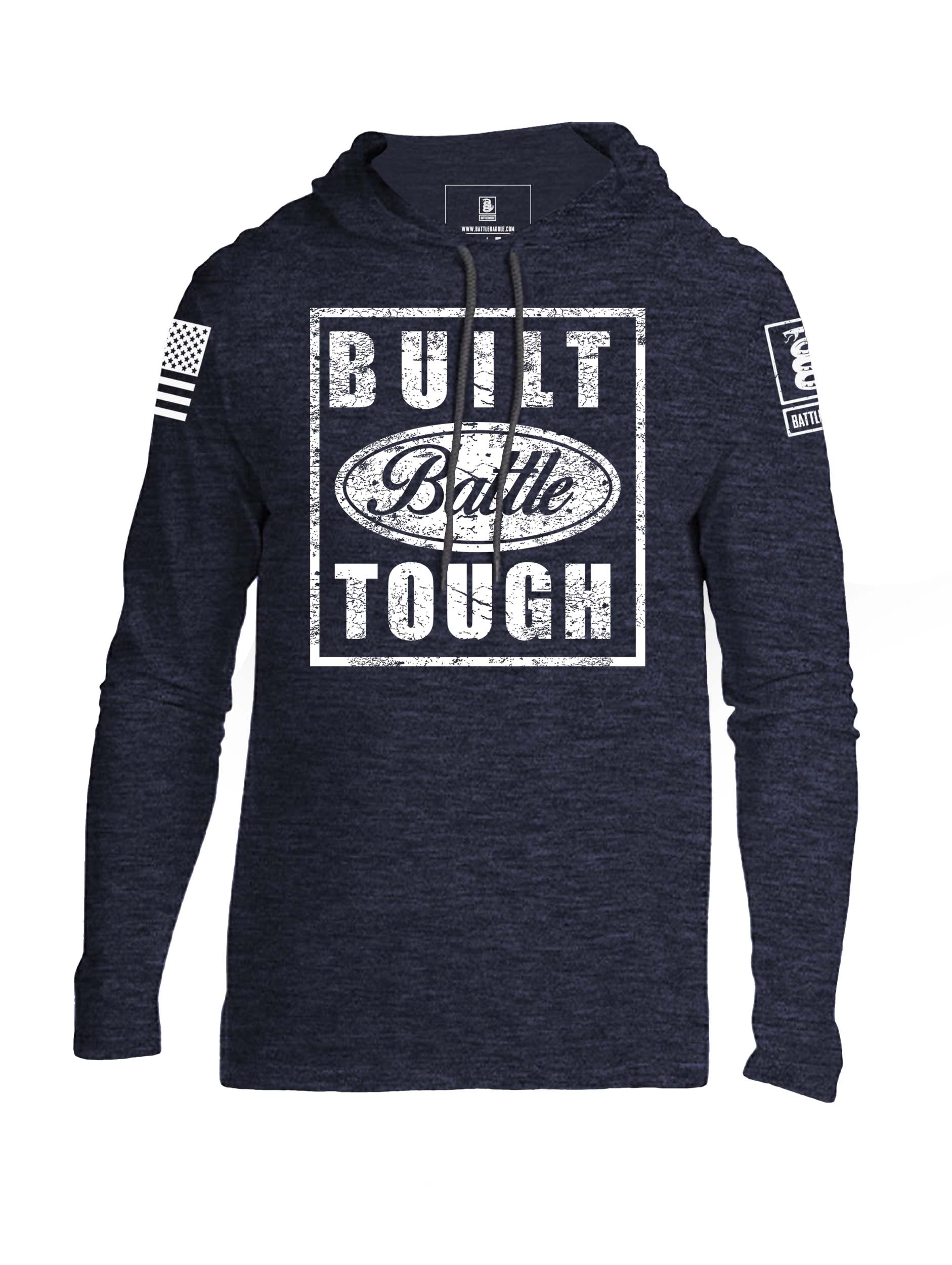 Battleraddle Built Battle Tough Mens Thin Cotton Lightweight Hoodie