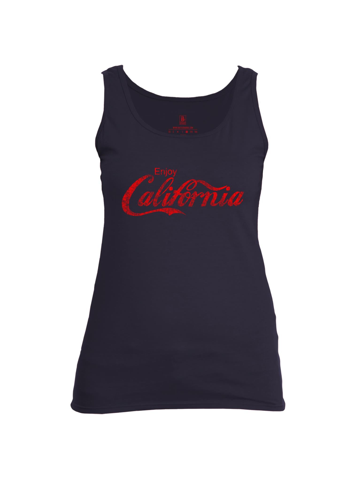 Battleraddle Enjoy California Womens Cotton Tank Top