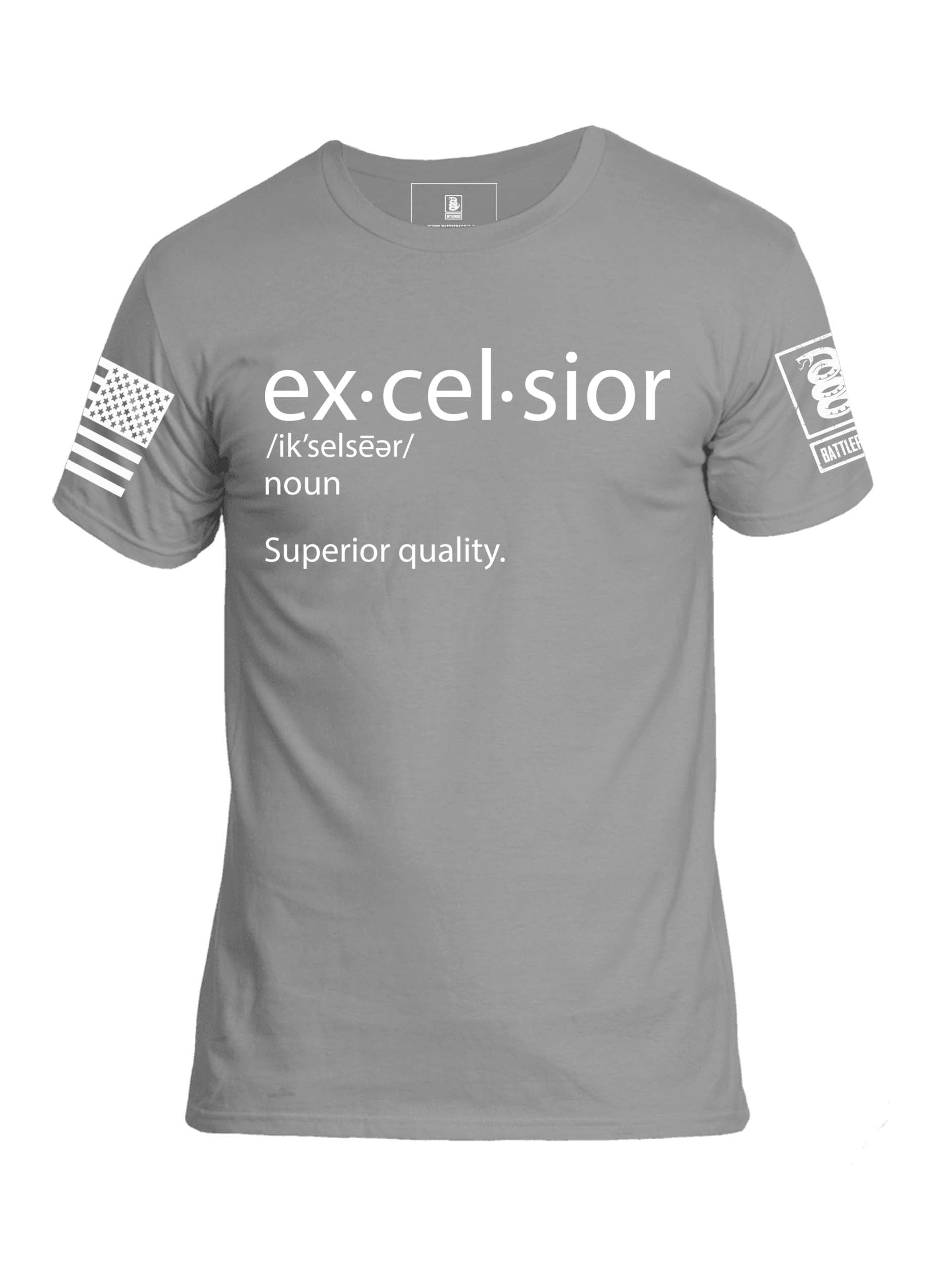 Battleraddle Excelsior Mens Crew Neck Cotton T Shirt