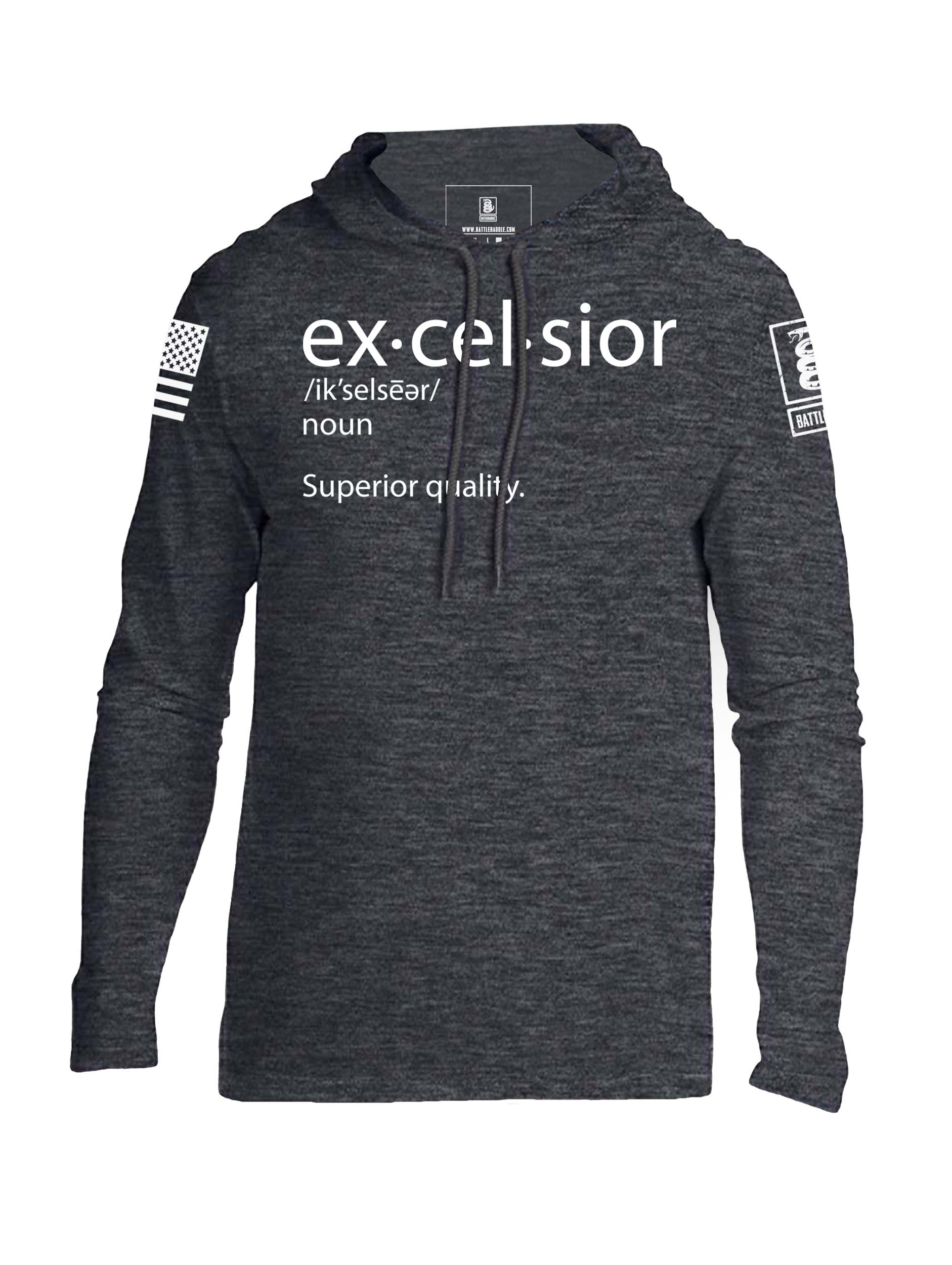 Battleraddle Excelsior Mens Thin Cotton Lightweight Hoodie