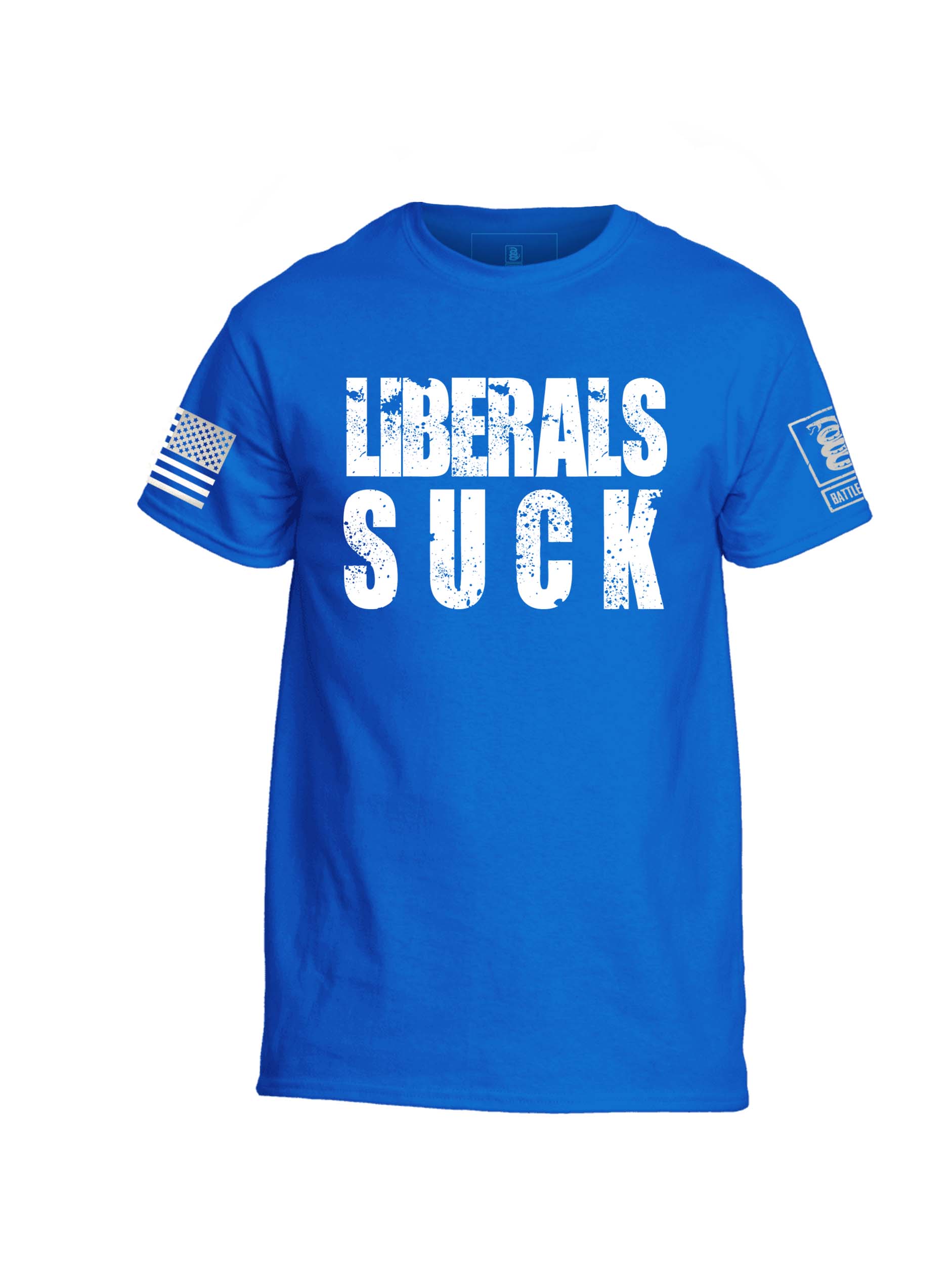 Battleraddle Liberal Suck 100% Battlefit Polyester Crew Neck T Shirt