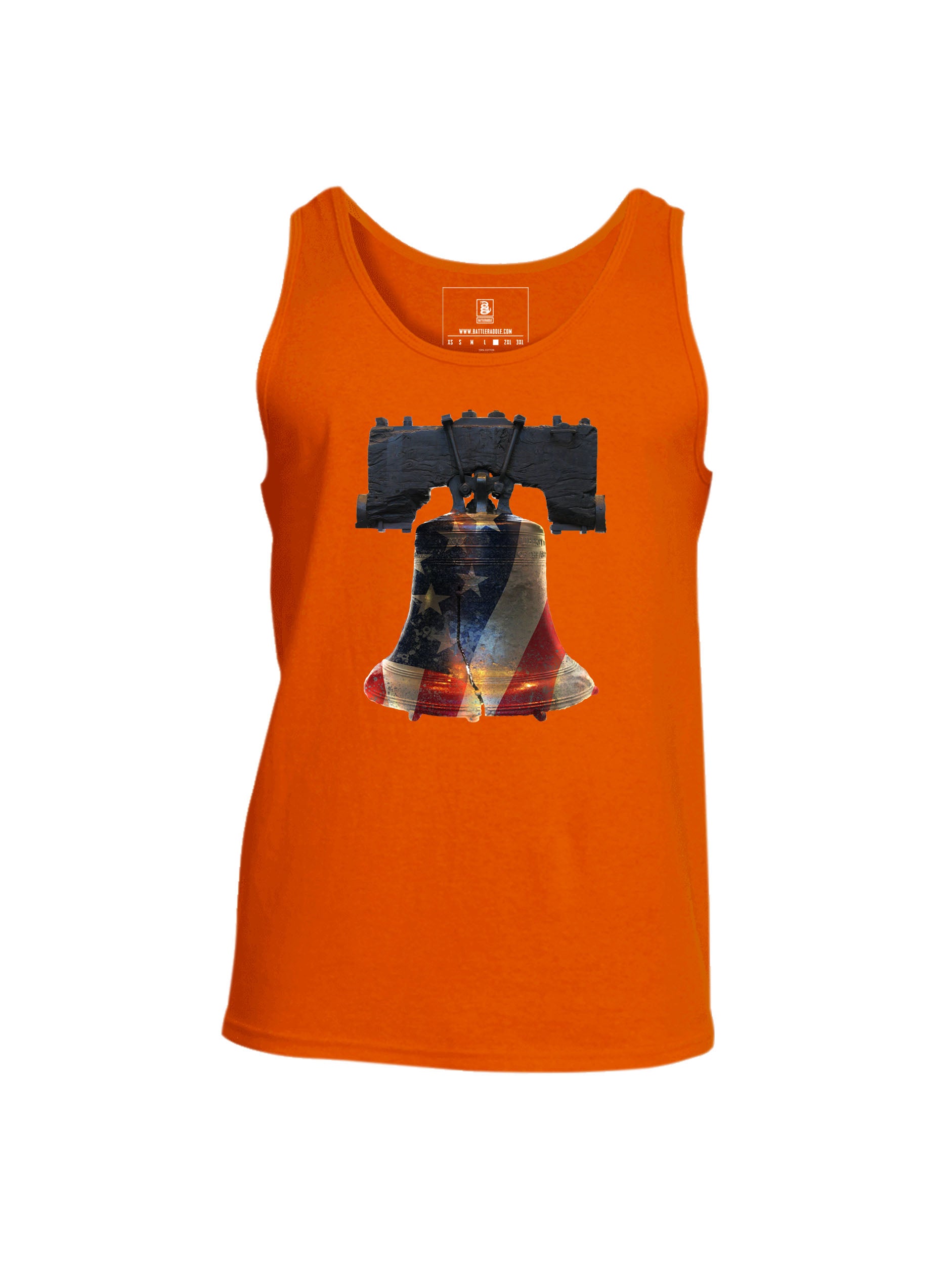 Battleraddle Liberty Bell Mens Cotton Tank Top