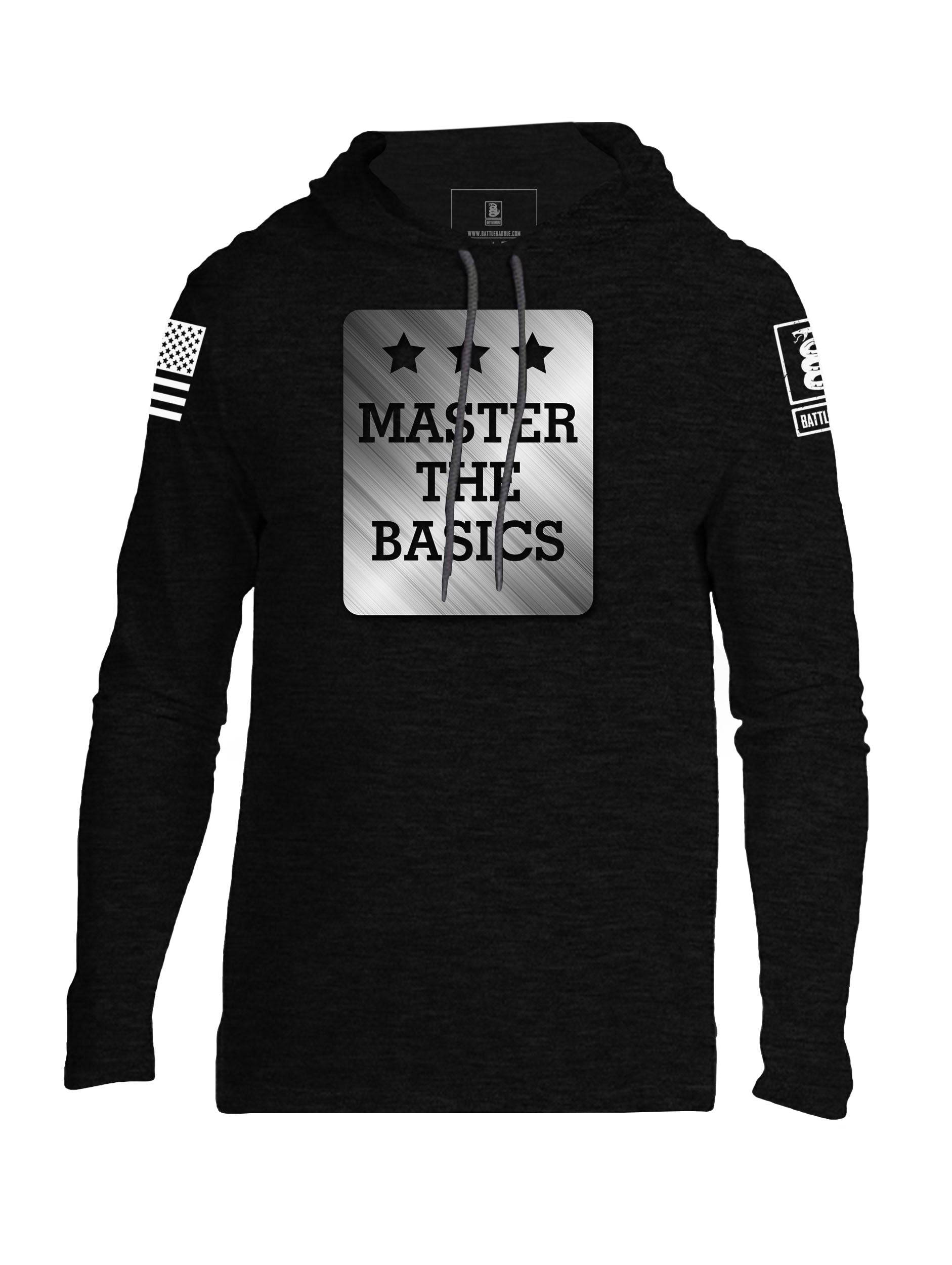 Battleraddle Master The Basics Mens Thin Cotton Lightweight Hoodie