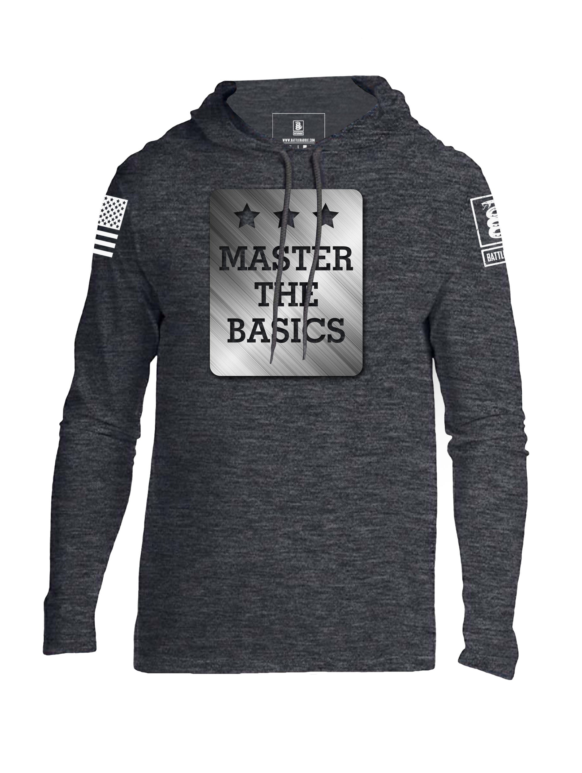 Battleraddle Master The Basics Mens Thin Cotton Lightweight Hoodie