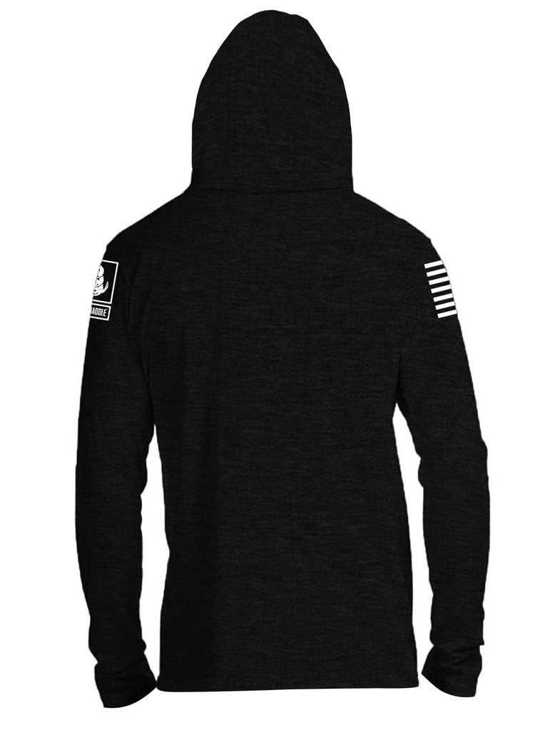 Battleraddle Murica V2 Black Ops Edition Mens Thin Cotton Lightweight Hoodie