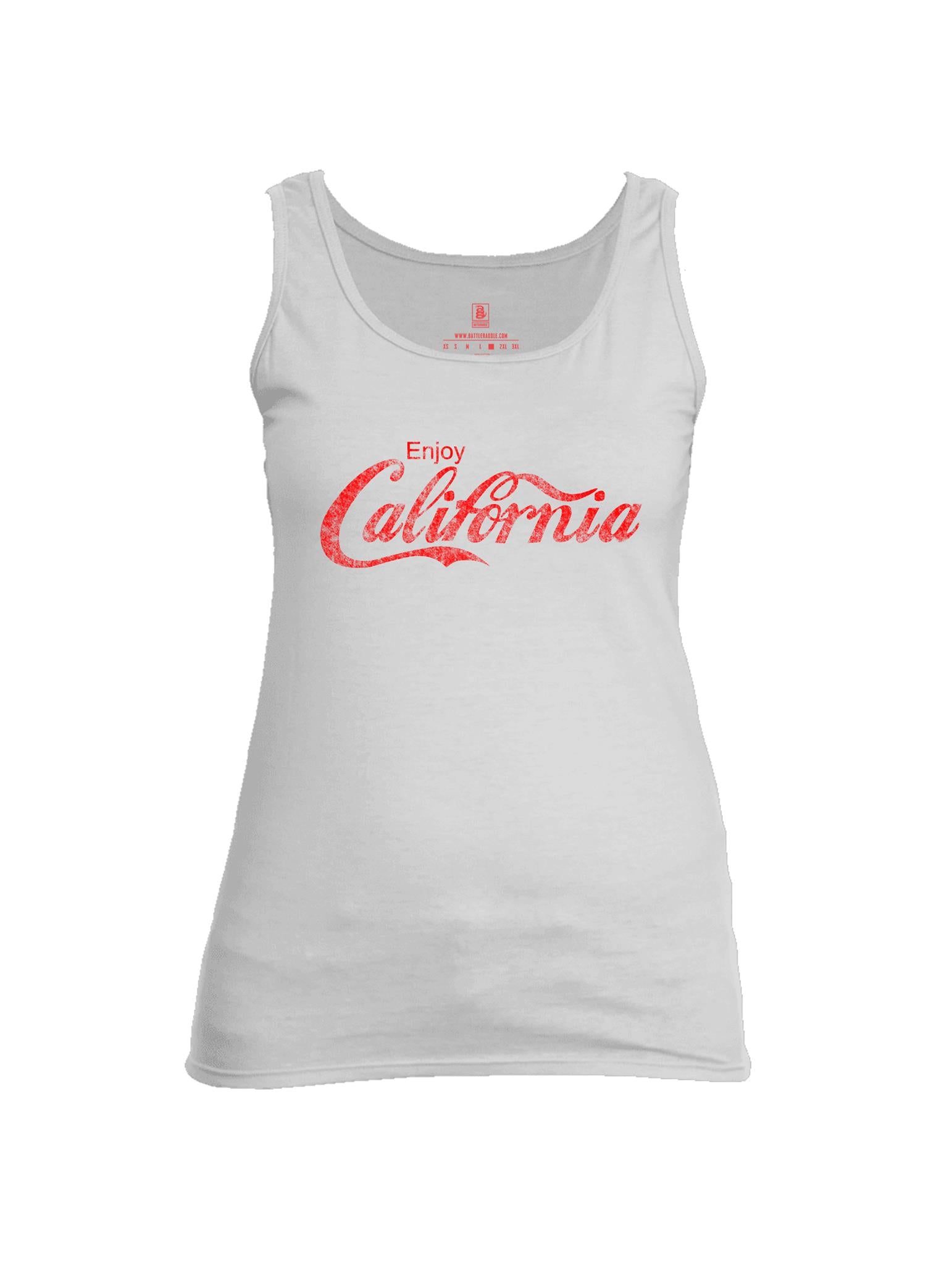 Battleraddle Enjoy California Womens Cotton Tank Top