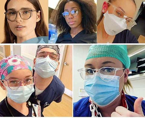 Stylish Safety Goggles Anti-Fog Blue Light Blocking Anti-Dust UV Protection Glasses