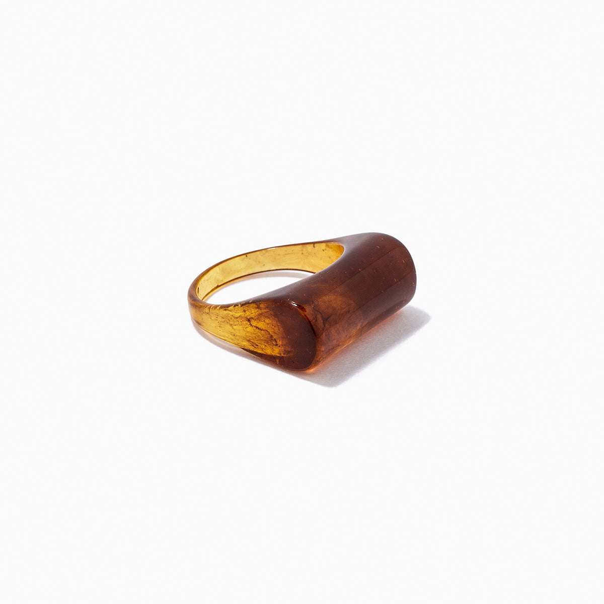 Brown Lucite Ring