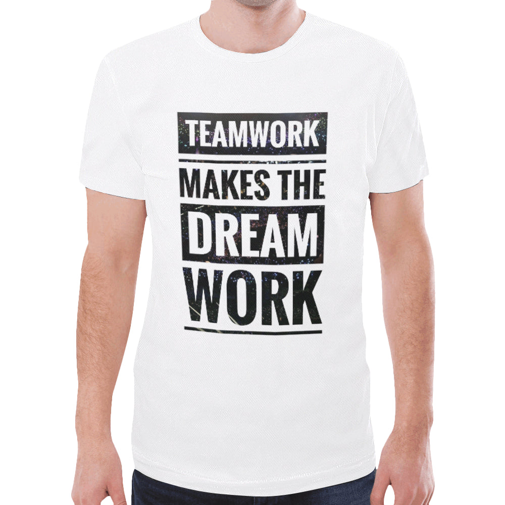 galaxy teamwork men t-shirt