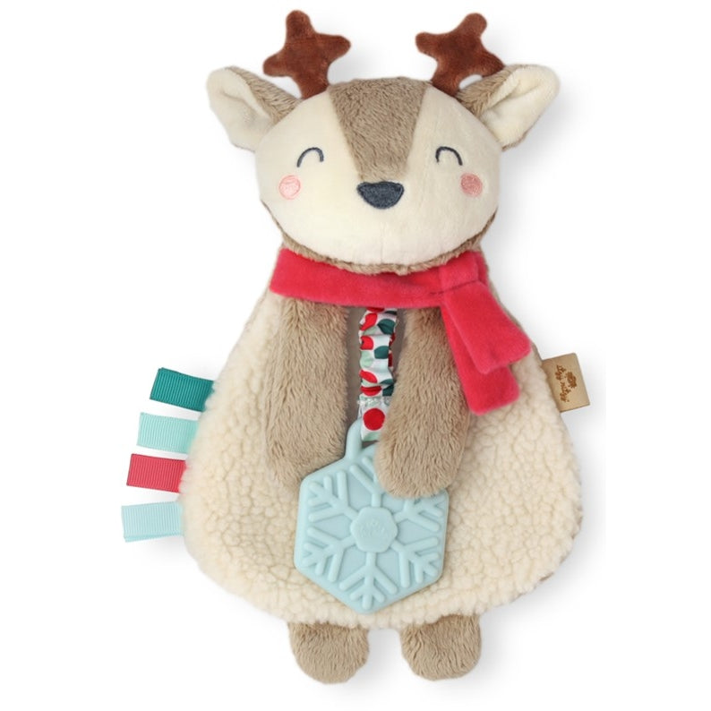 Itzy Lovey Holiday Plush Animals and Teether Toy