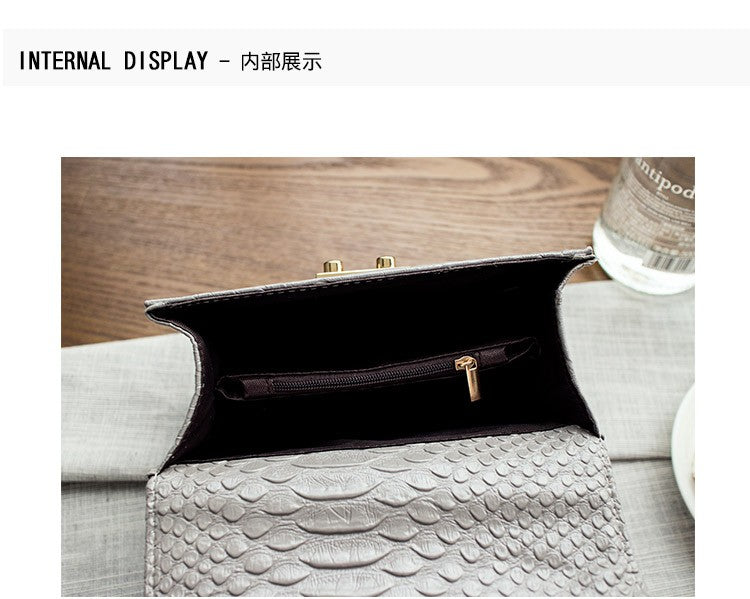 Dawn Clutch Crocodile Leather Handbag