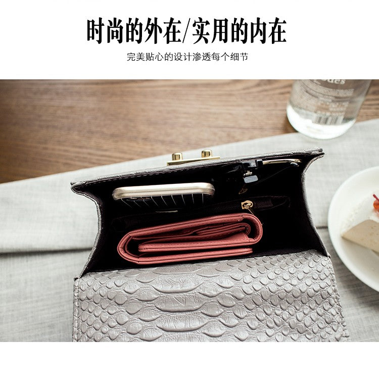 Dawn Clutch Crocodile Leather Handbag