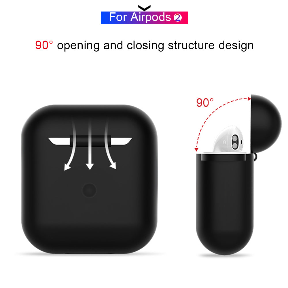 AirPods For Apple Earbuds Silicone Cover for Wireless Bluetooth Headphone Case