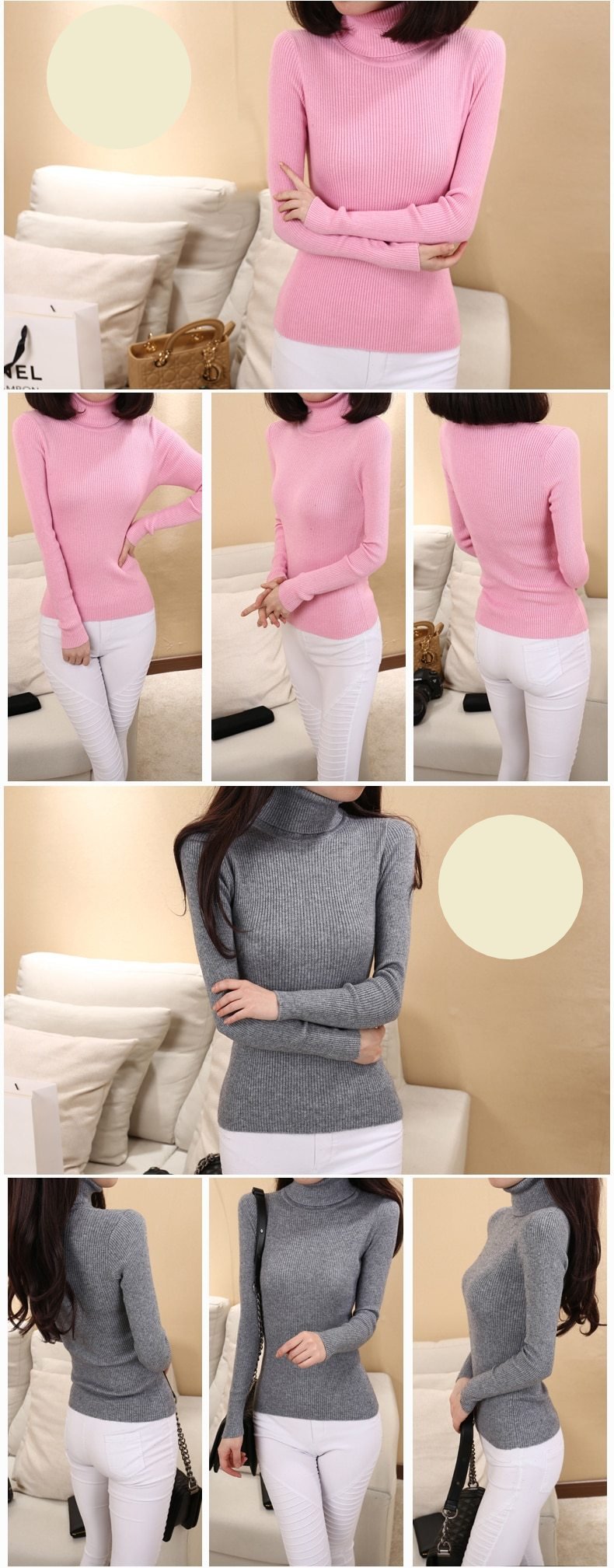 Lori Lundy Cashmere Sprout Sweater
