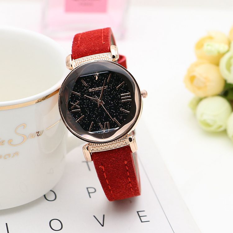 Emily Edwards Rose Gold Leather Watches