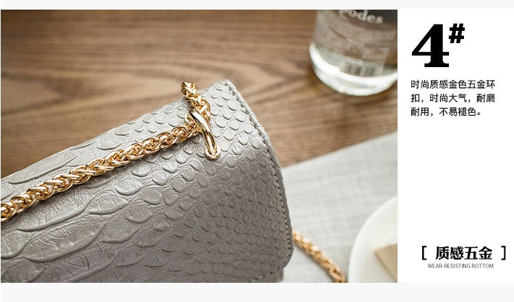 Dawn Clutch Crocodile Leather Handbag