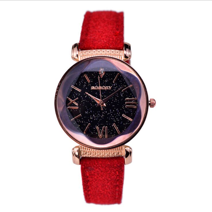 Emily Edwards Rose Gold Leather Watches