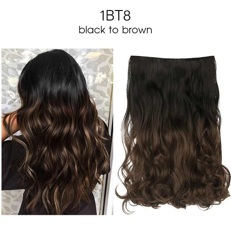 Lisa Ombre Long Clip In Hair Extensions