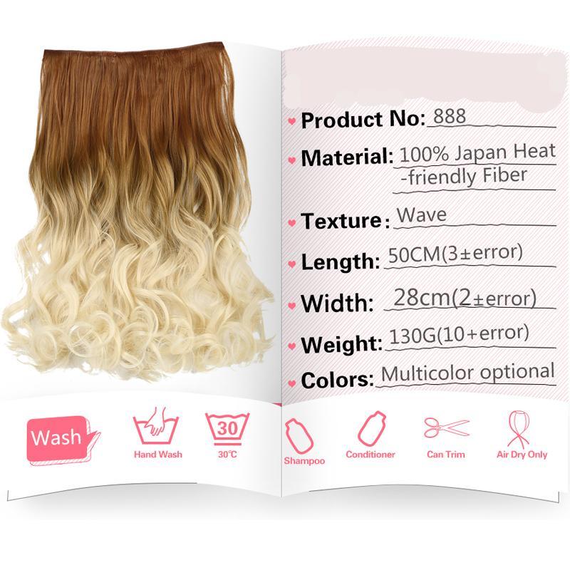 Lisa Ombre Long Clip In Hair Extensions