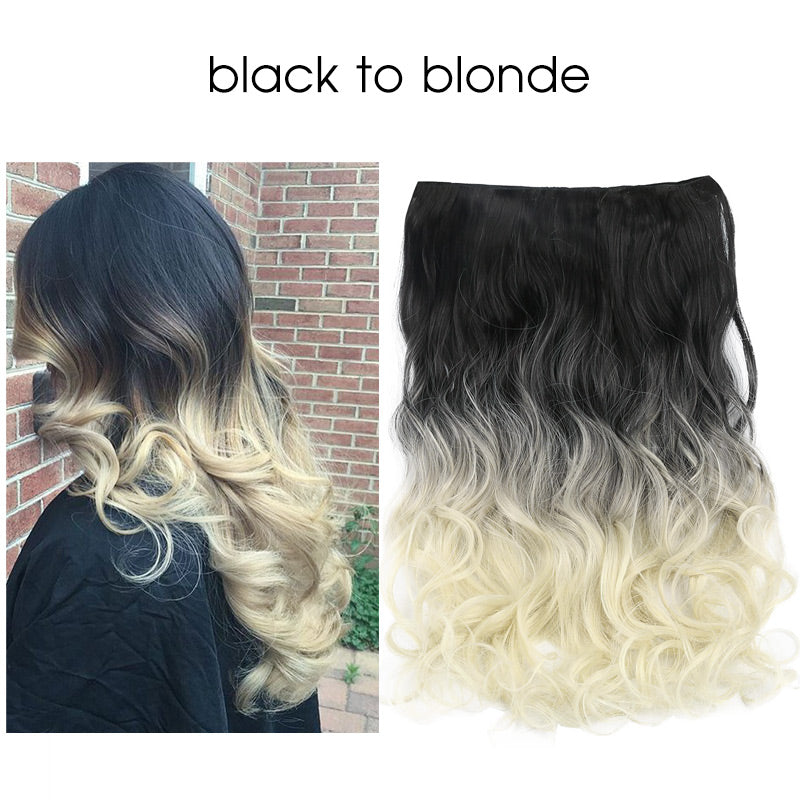 Lisa Ombre Long Clip In Hair Extensions