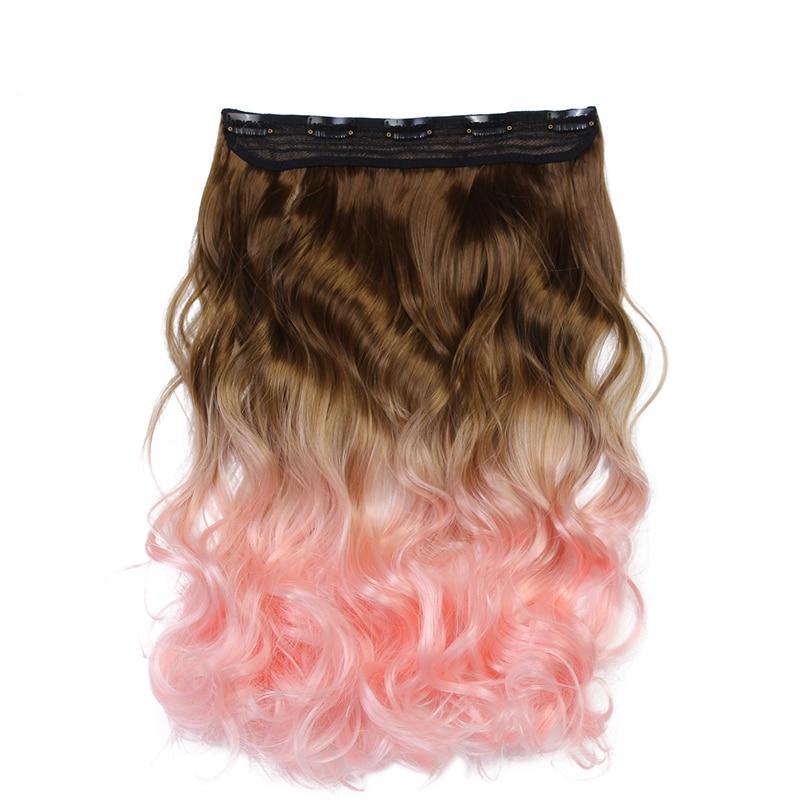 Lisa Ombre Long Clip In Hair Extensions