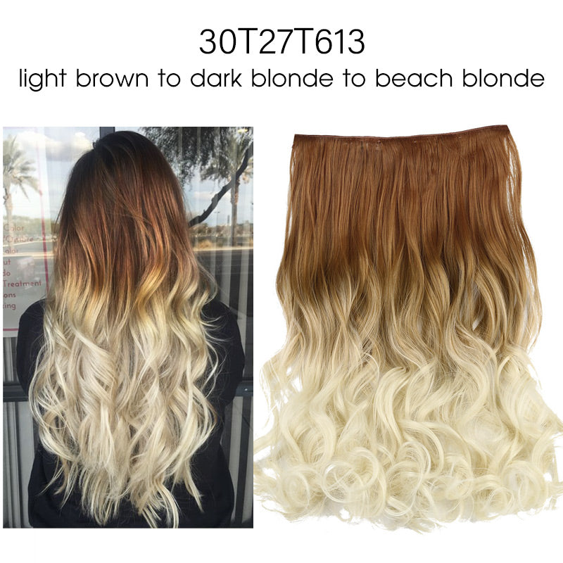 Lisa Ombre Long Clip In Hair Extensions