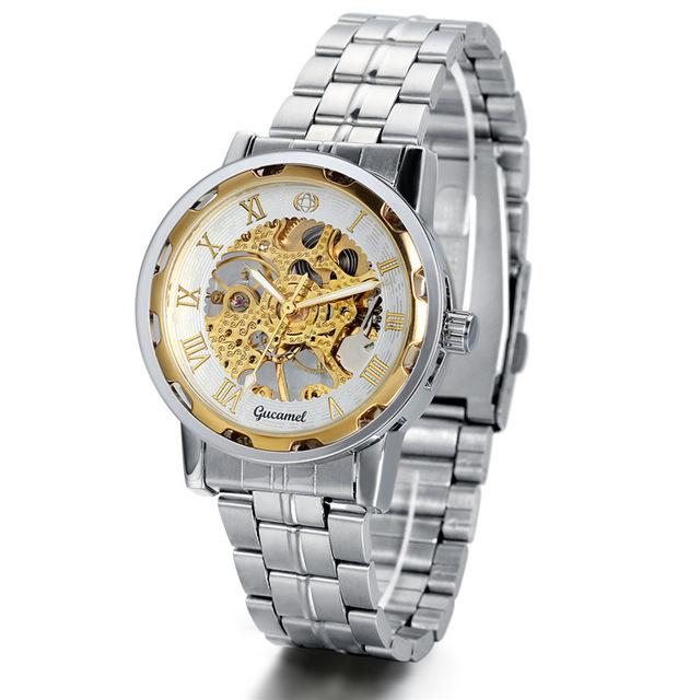 Gerald Wist Stainless Steel Waterproof Automatic Mechanical Luxury Watch