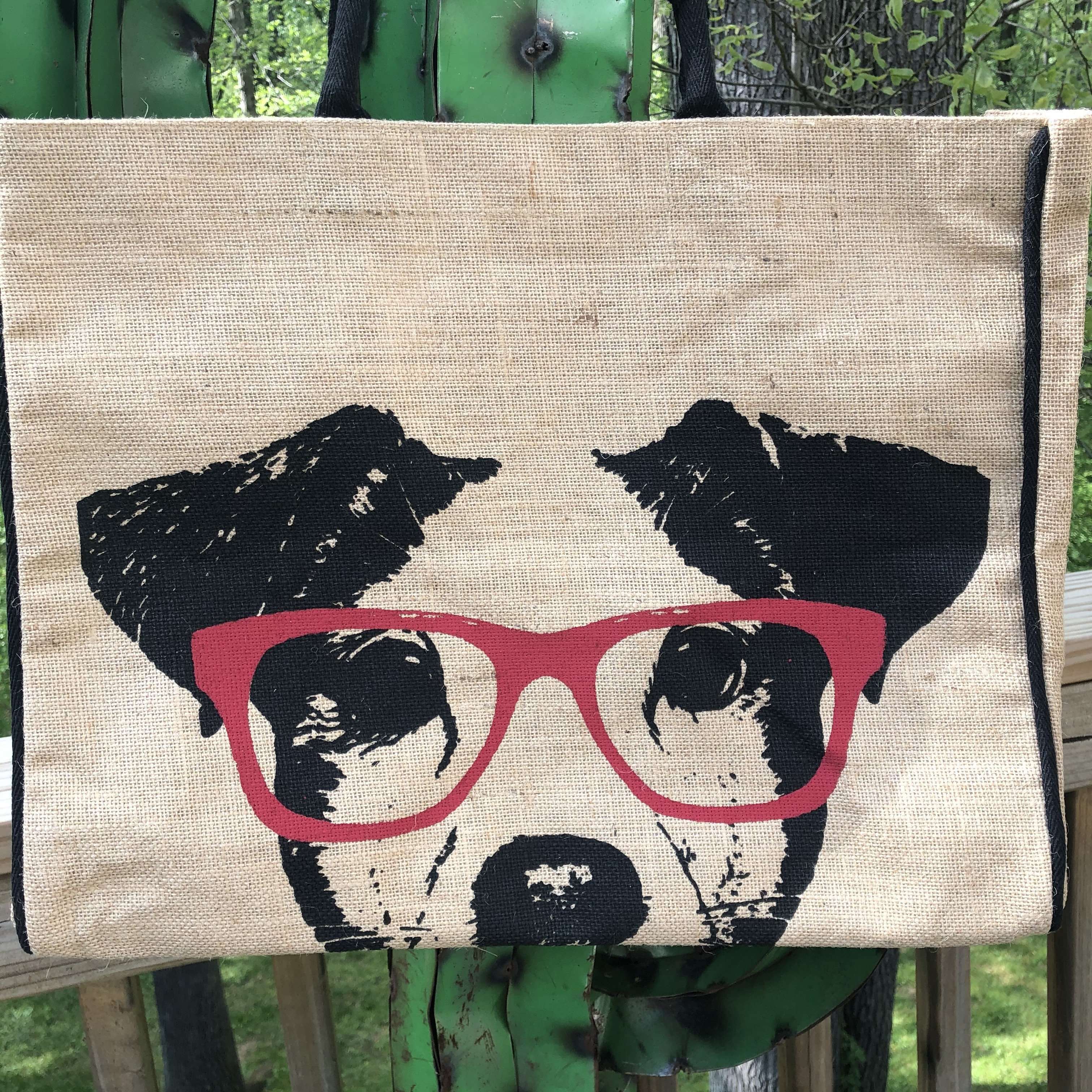 Adorable Cat, Dog & Sunflower Totes