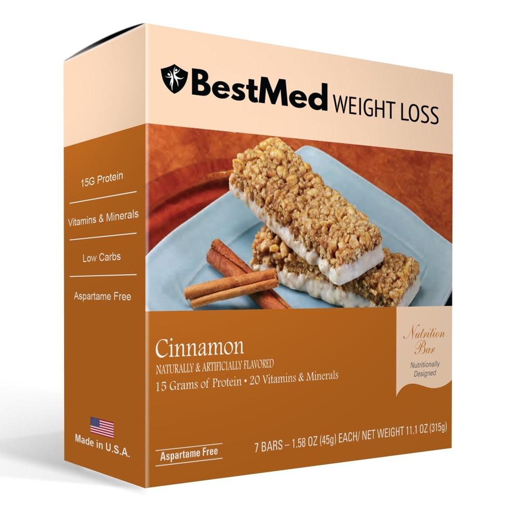 BestMed Meal Replacement Bar, Cinnamon (7ct)