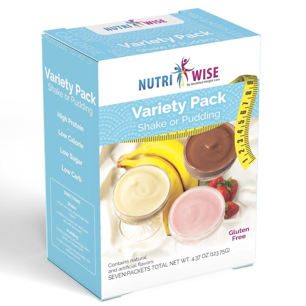 NutriWise? Variety Pack Shake or Pudding (7/Box)