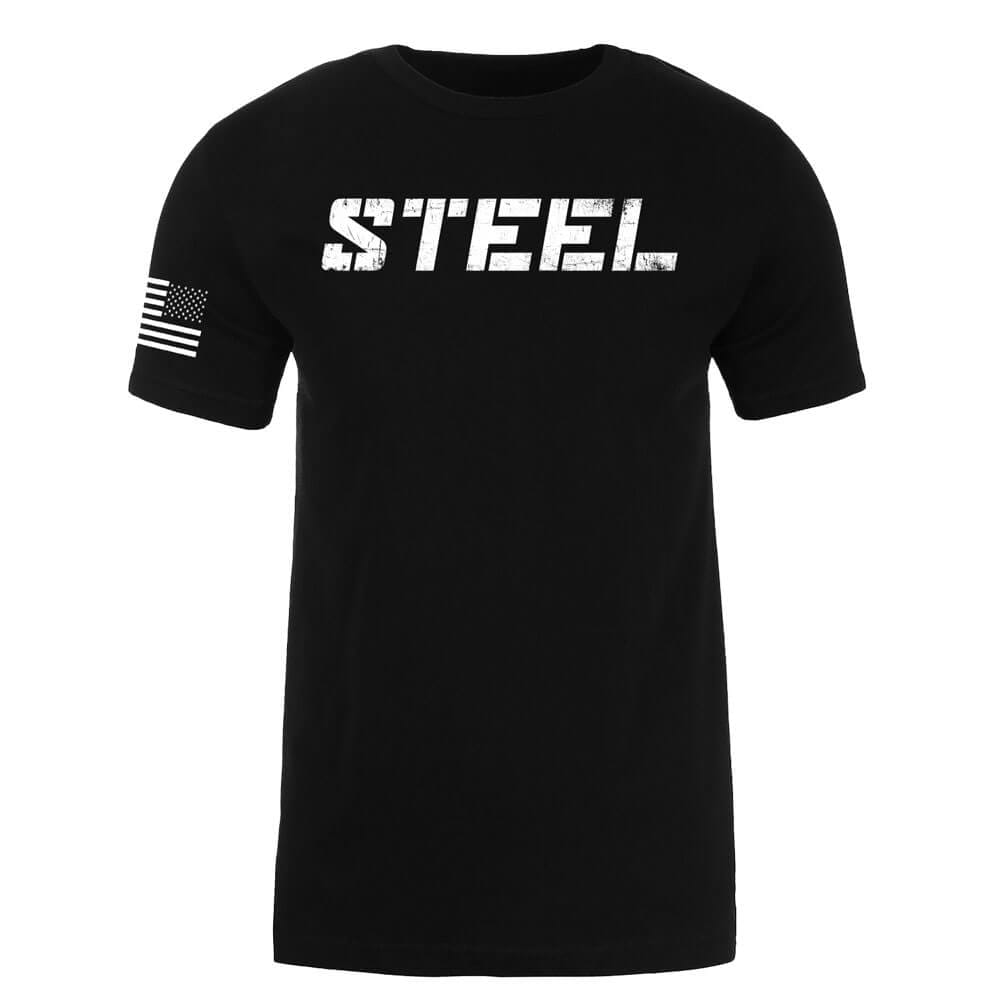 STEEL Black w/ Stars & Stripes Performance T-Shirt