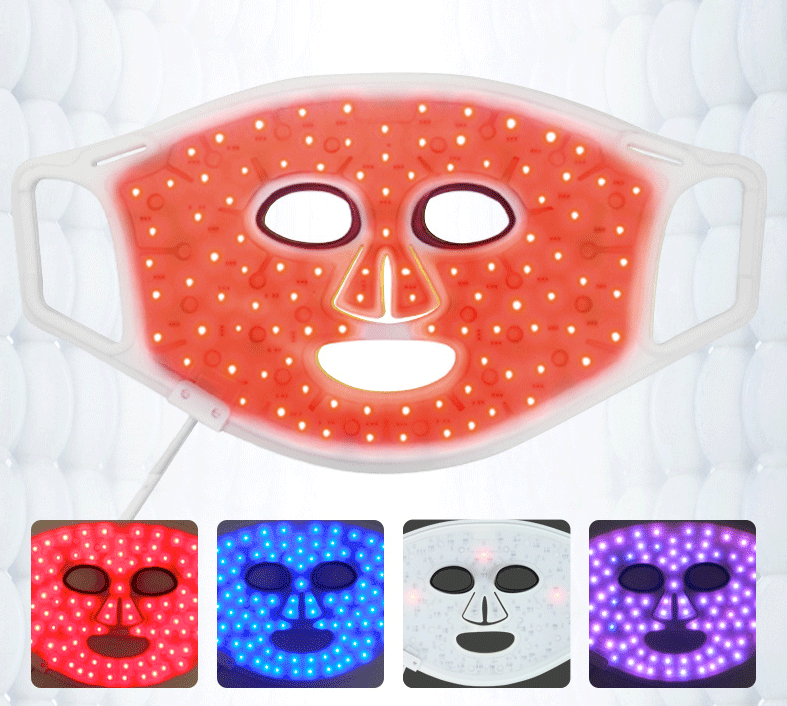 Pro 4 Colors Flexible LED Face Mask - Domer Laser – Domer Techonology.,Ltd