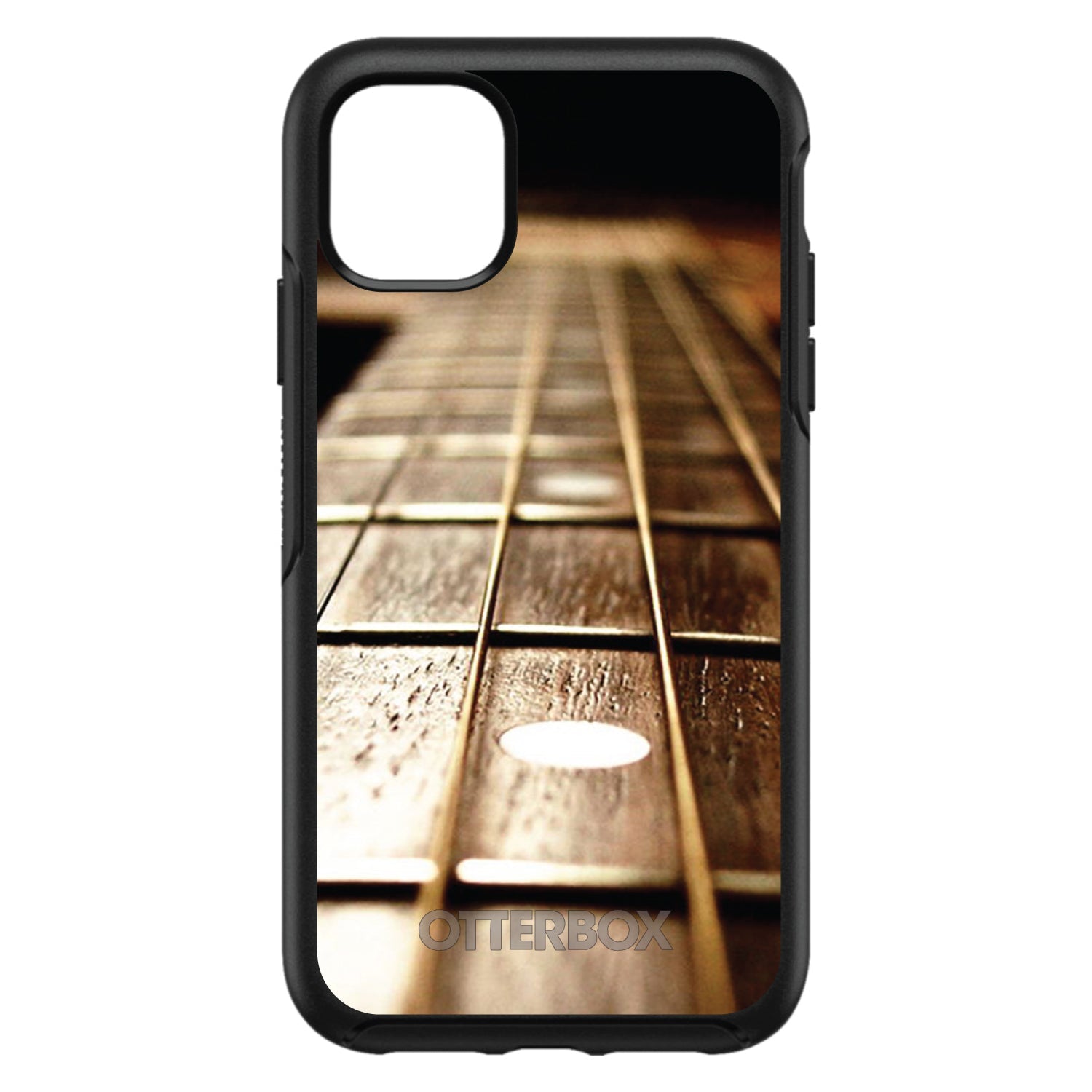 DistinctInk? OtterBox Symmetry Series Case for Apple iPhone / Samsung Galaxy / Google Pixel - Guitar Strings Neck