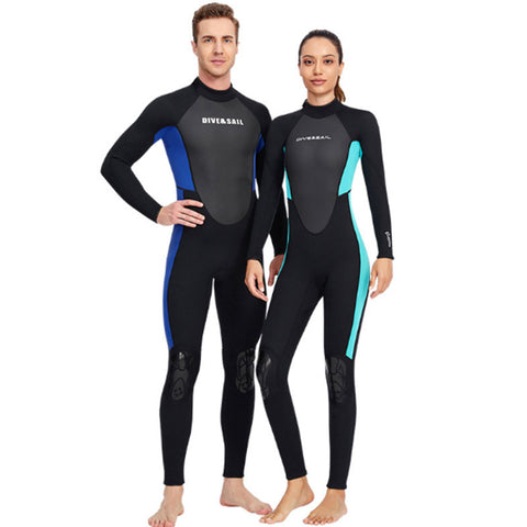 Dive & Sail 3mm Shark Skin Plus Size Full Wetsuit