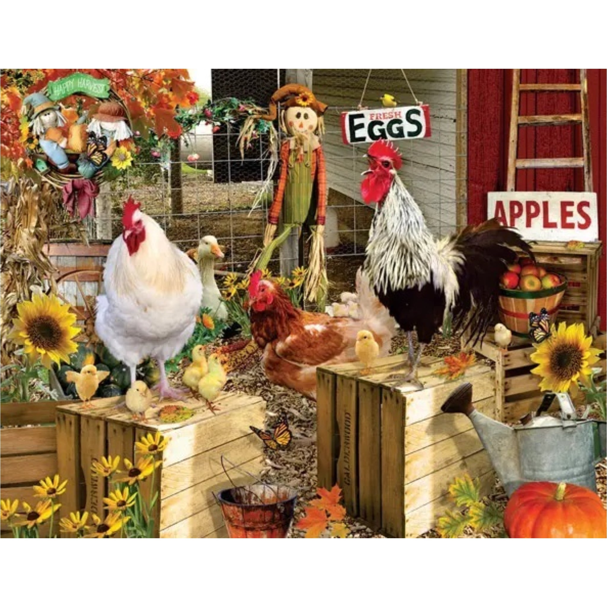Chickens on the Farm Puzzle
