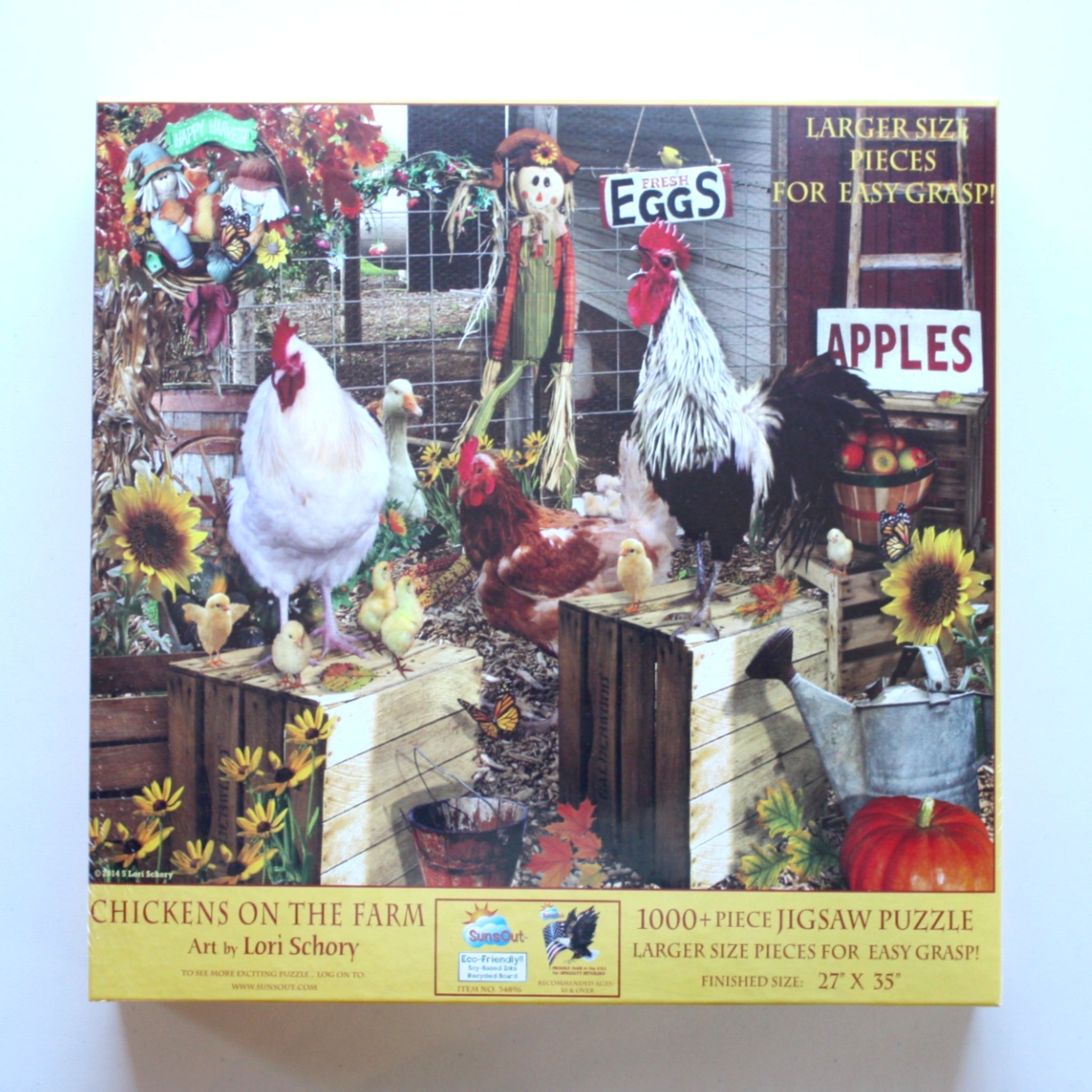 Chickens on the Farm Puzzle