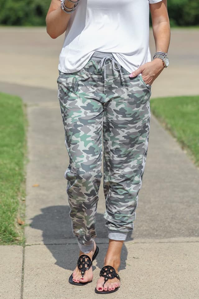 Camden Camo Drawstring Everyday Joggers