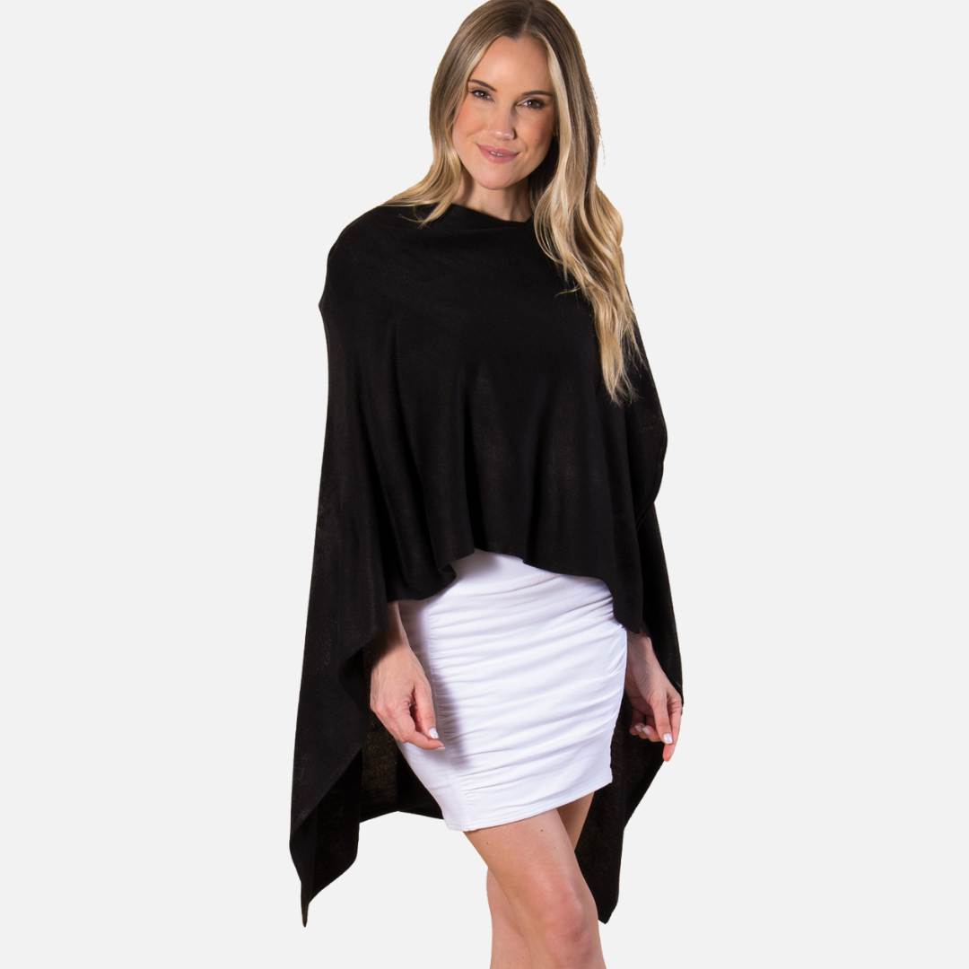 Bordeaux Cardi Wrap (Black)