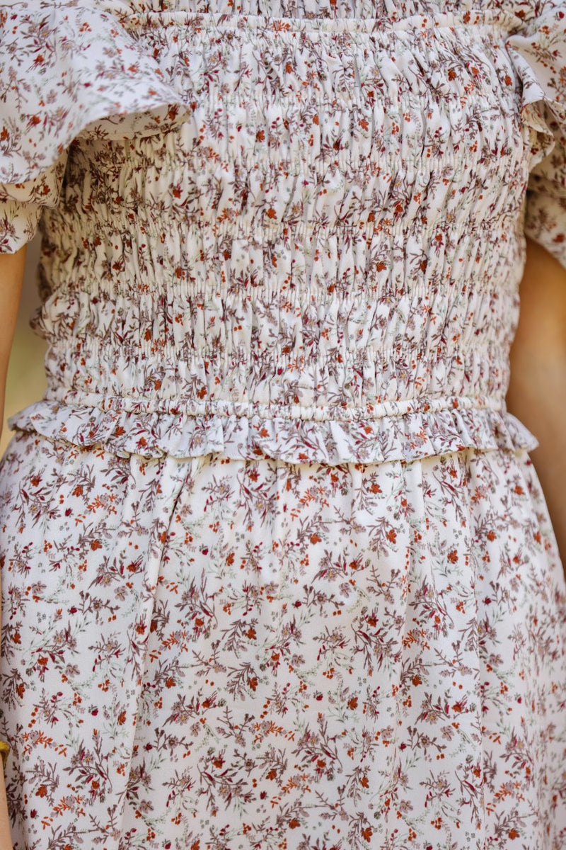 Rosemary Floral Midi Dress