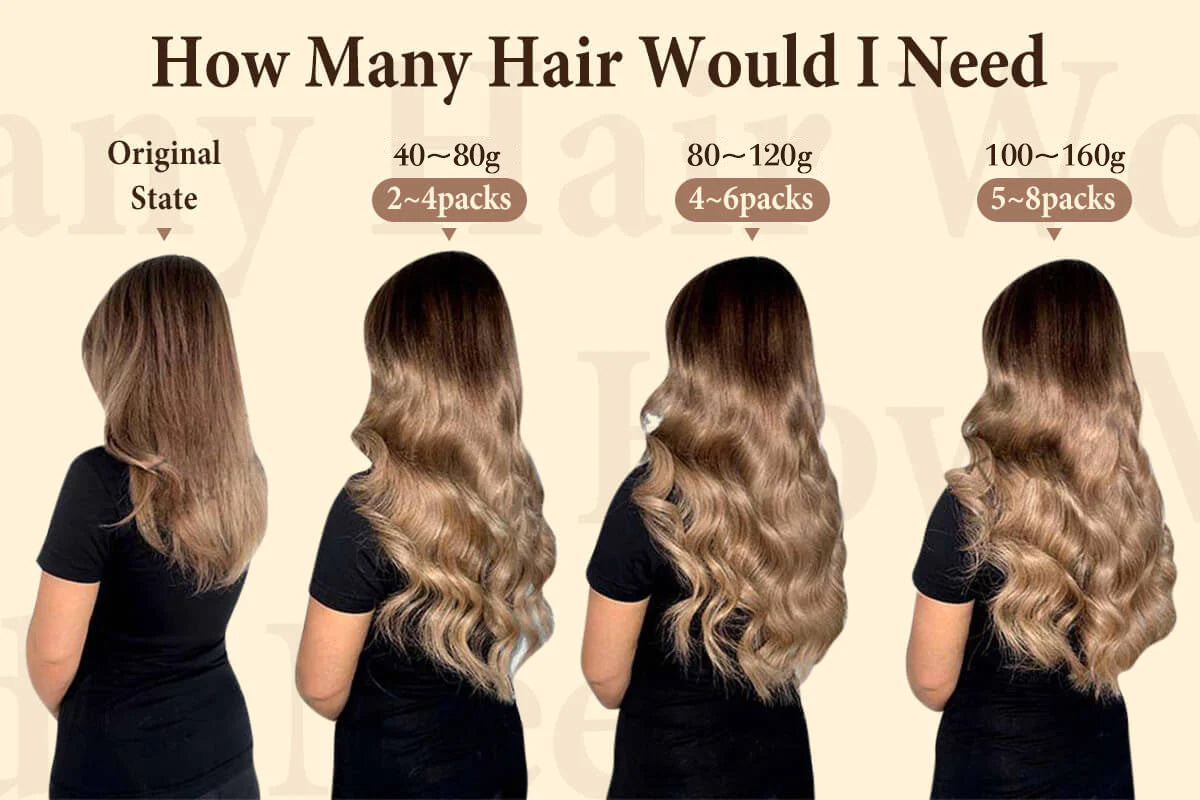 sunny hair,virgin hair ,how much hair extensions you need