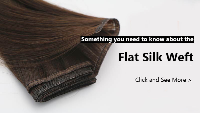 Jet Black Flat Silk Weft Full Cuticle Virgin Human Extensions