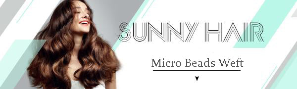 sunny_hair_micro_beads_weft_human_hair_extensions