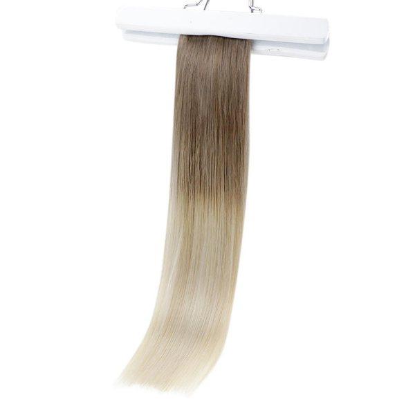 Weft Hair Extensions Balayage Brown and Blonde Hair #8/60