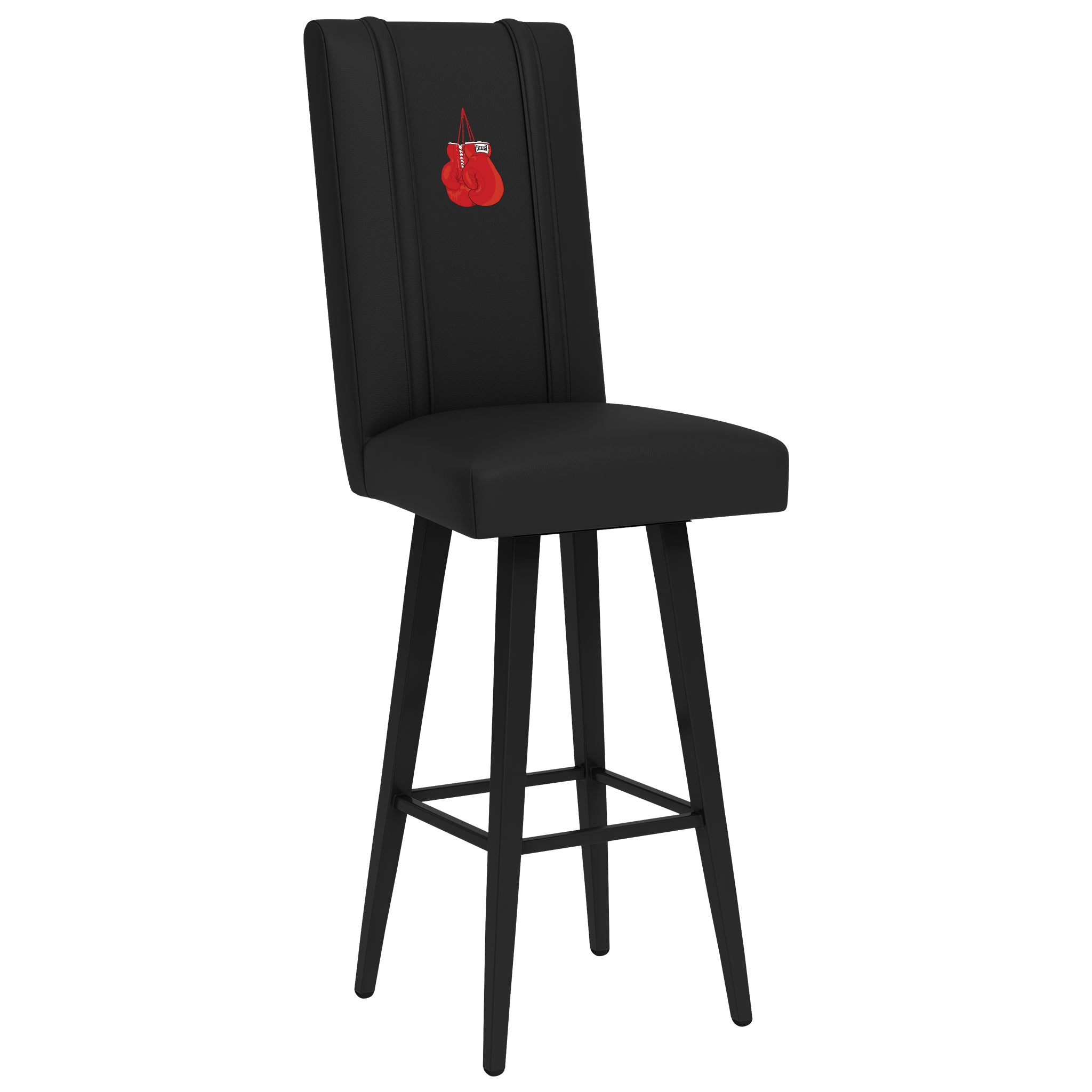 Swivel Bar Stool 2000 with Boxing Gloves Logo Panel